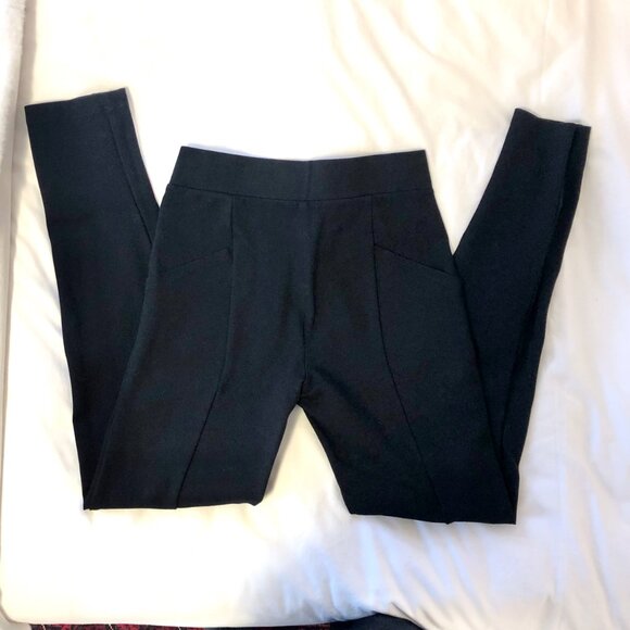 Betabrand  Zippered Journey Pants - Skinny-Leg - Black - Small Long - Picture 9 of 9